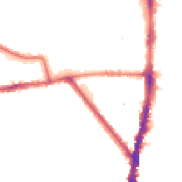 Night-time road noise heatmap for N17 6XD