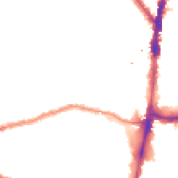 Night-time road noise heatmap for N17 6XP