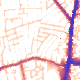 Daytime road noise heatmap for N17 6YF