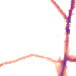 Night-time road noise heatmap for N17 6YF