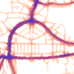 Daytime road noise heatmap for N17 7DR