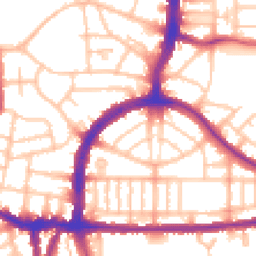 Daytime road noise heatmap for N17 7DY