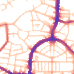 Daytime road noise heatmap for N17 7HT