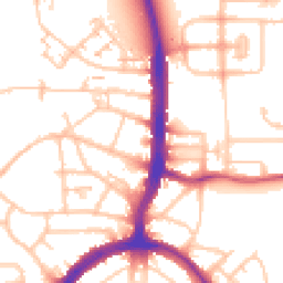 Daytime road noise heatmap for N17 7LL