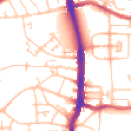 Daytime road noise heatmap for N17 7LP