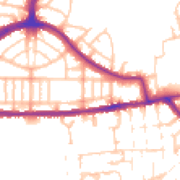 Daytime road noise heatmap for N17 7PA