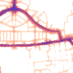 Daytime road noise heatmap for N17 7PD
