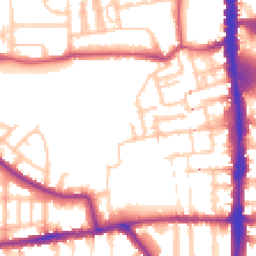 Daytime road noise heatmap for N17 8AU