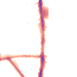 Night-time road noise heatmap for N17 8BA