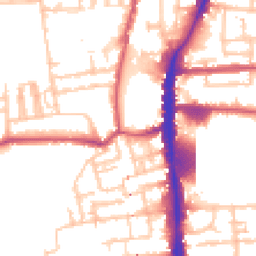 Daytime road noise heatmap for N17 8DP