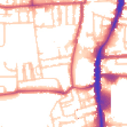 Daytime road noise heatmap for N17 8DY