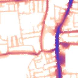 Daytime road noise heatmap for N17 8EA