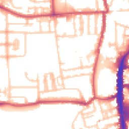 Daytime road noise heatmap for N17 8EJ