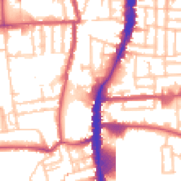 Daytime road noise heatmap for N17 8FA