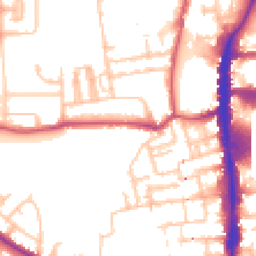 Daytime road noise heatmap for N17 8JU