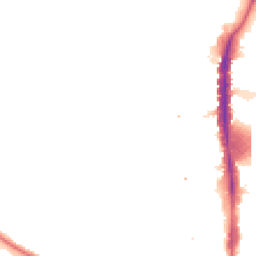 Night-time road noise heatmap for N17 8JU