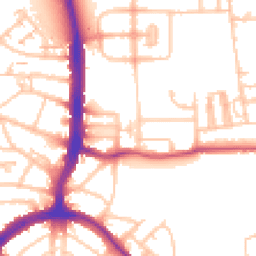 Daytime road noise heatmap for N17 8LQ