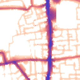 Daytime road noise heatmap for N17 8NP