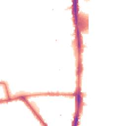 Night-time road noise heatmap for N17 8NP