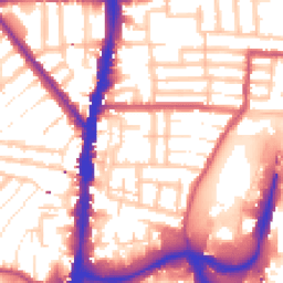 Daytime road noise heatmap for N17 9AH