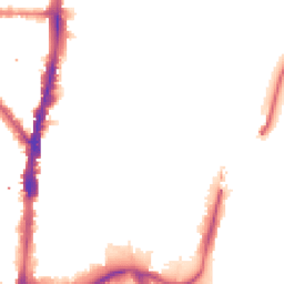 Night-time road noise heatmap for N17 9BA