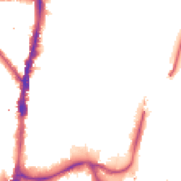 Night-time road noise heatmap for N17 9BG
