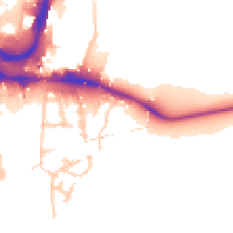 Daytime road noise heatmap for N17 9DF