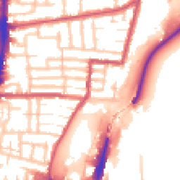 Daytime road noise heatmap for N17 9DS
