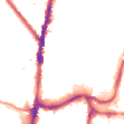 Night-time road noise heatmap for N17 9HN