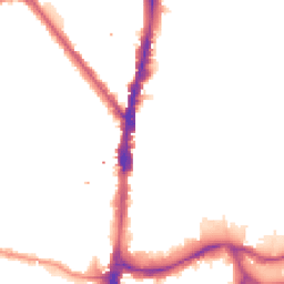 Night-time road noise heatmap for N17 9JG