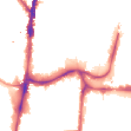 Night-time road noise heatmap for N17 9JH