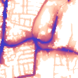 Daytime road noise heatmap for N17 9LB