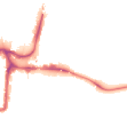 Night-time road noise heatmap for N17 9NE