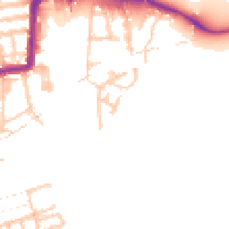Daytime road noise heatmap for N17 9PN