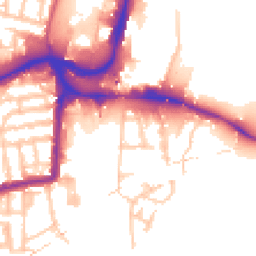 Daytime road noise heatmap for N17 9PP