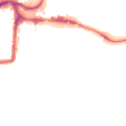 Night-time road noise heatmap for N17 9QD