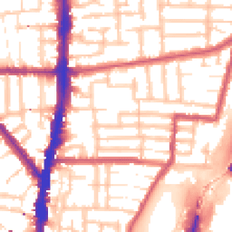 Daytime road noise heatmap for N17 9RX