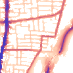 Daytime road noise heatmap for N17 9SA