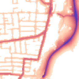 Daytime road noise heatmap for N17 9XU