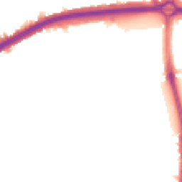 Night-time road noise heatmap for N18 1AH
