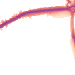 Night-time road noise heatmap for N18 1AN