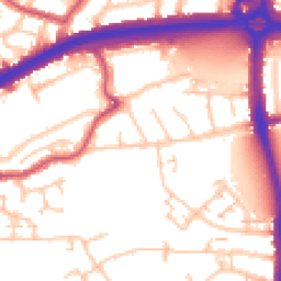 Daytime road noise heatmap for N18 1AW