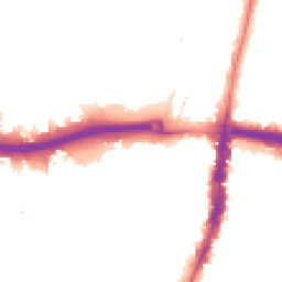 Night-time road noise heatmap for N18 1BB