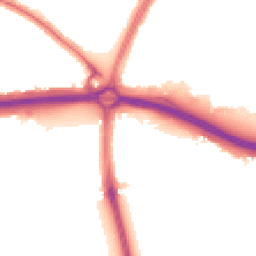 Night-time road noise heatmap for N18 1BN