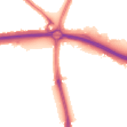 Night-time road noise heatmap for N18 1BP