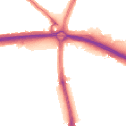 Night-time road noise heatmap for N18 1BS