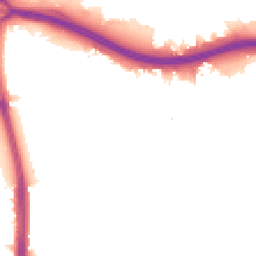 Night-time road noise heatmap for N18 1BY