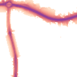 Night-time road noise heatmap for N18 1BZ