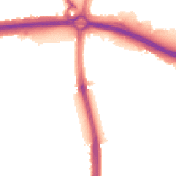 Night-time road noise heatmap for N18 1DF
