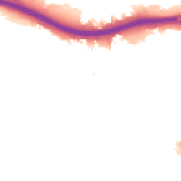 Night-time road noise heatmap for N18 1DR
